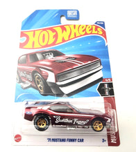Load image into Gallery viewer, Hot Wheels ’71 Mustang Funny Car Red #175 - 2025 Mustang 60 Super Treasure Hunt
