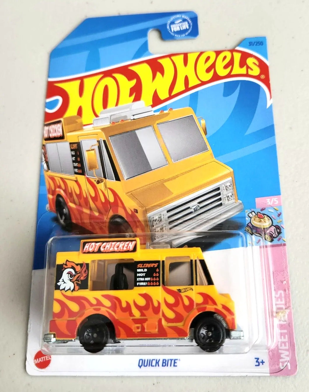 Hot Wheels Quick Bite Yellow #31 - 2023 Sweet Rides