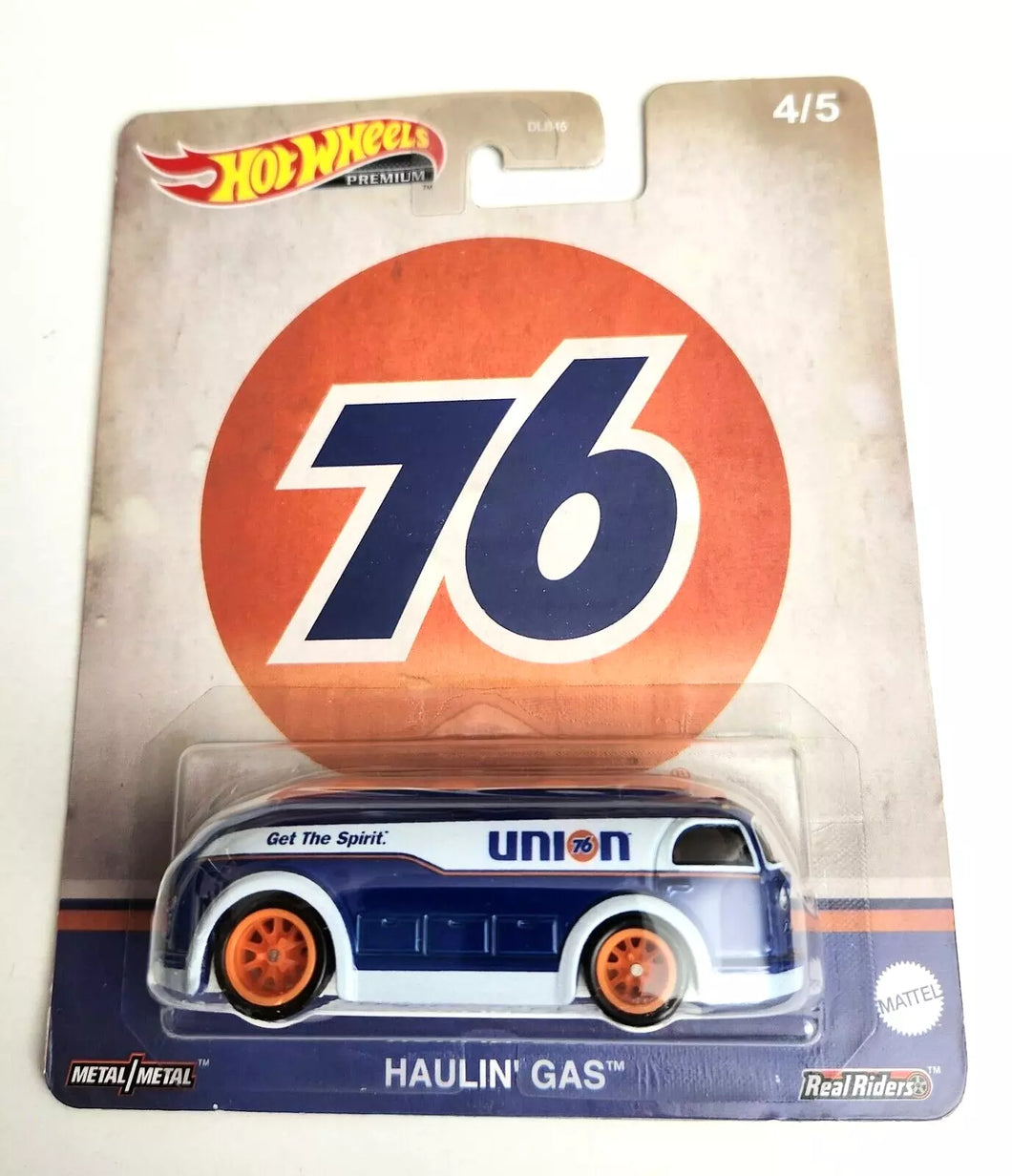 Hot Wheels Haulin Gas union 76 Blue #4 - 2023 Pop Culture: Vintage Oil
