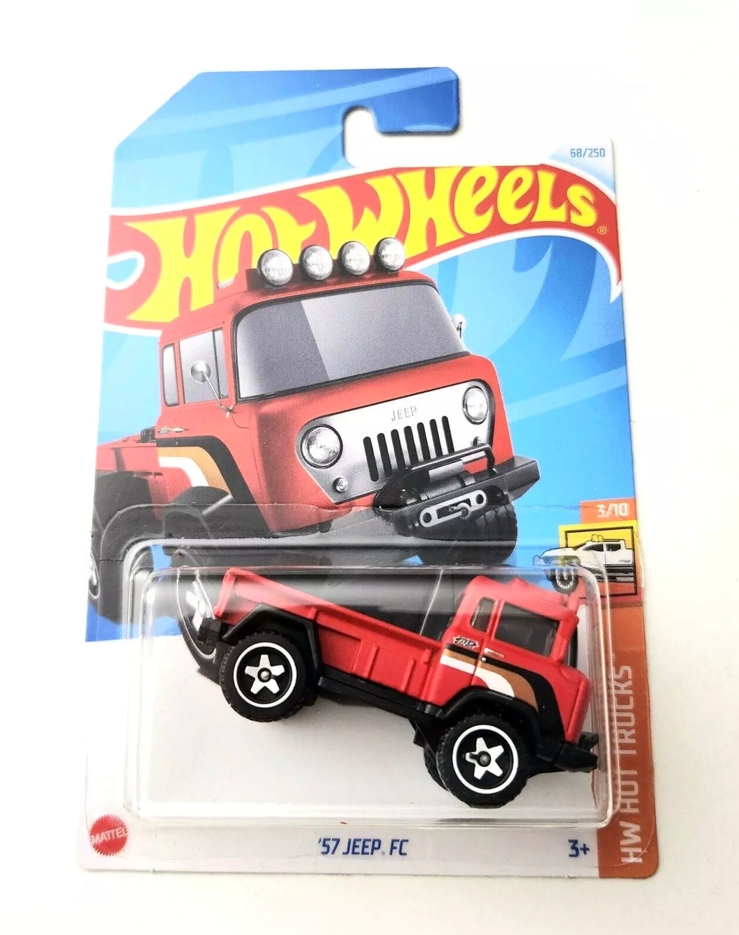 Hot Wheels '57 Jeep FC Red #68 68/250 - 2024 HW Hot Trucks