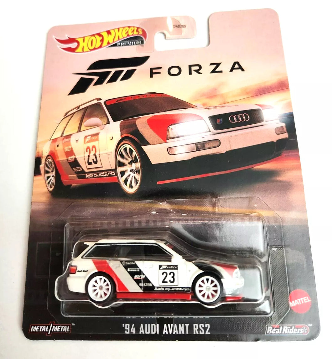 Hot Wheels '94 Audi Avant RS2 White - 2023 Replica Entertainment: Forza