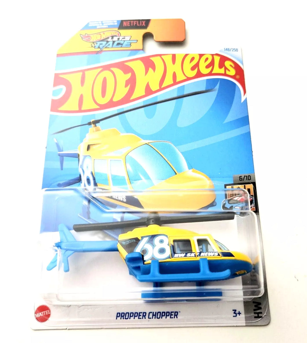 Hot Wheels Propper chopper Yellow #148 148/250 - 2024 HW Metro