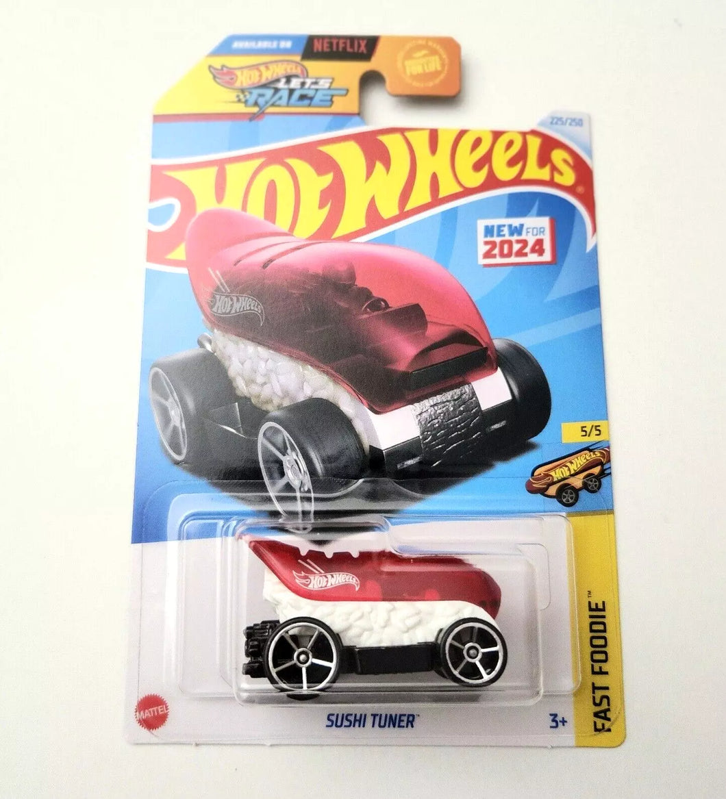 Hot Wheels Sushi Tuner Red White #225 225/250 - 2024 Fast Foodie