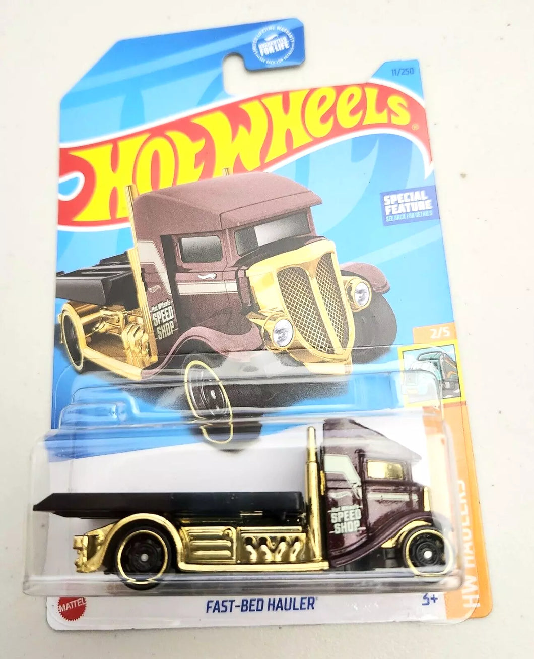 Hot Wheels Fast-Bed Hauler Brown #11 - 2023 HW Haulers