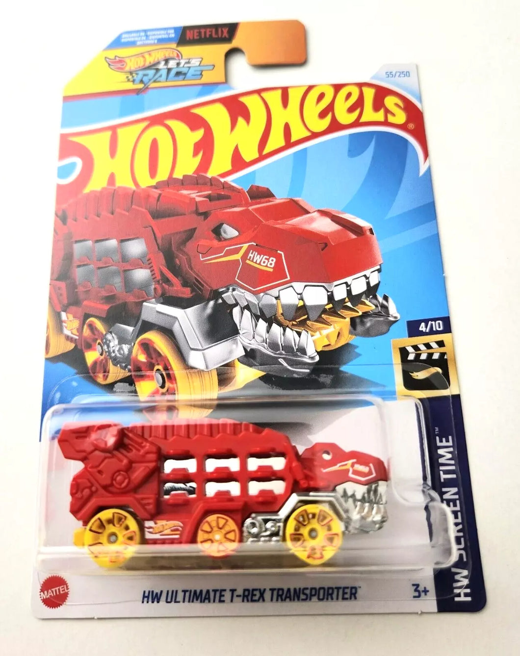 Hot Wheels HW Ultimate T-Rex Transporter Red #55 55/250 - 2024 HW Screen Time