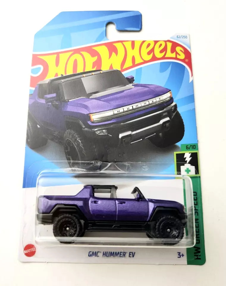 Hot Wheels GMC Hummer EV Purple #62 62/250 - 2024 HW Green Speed