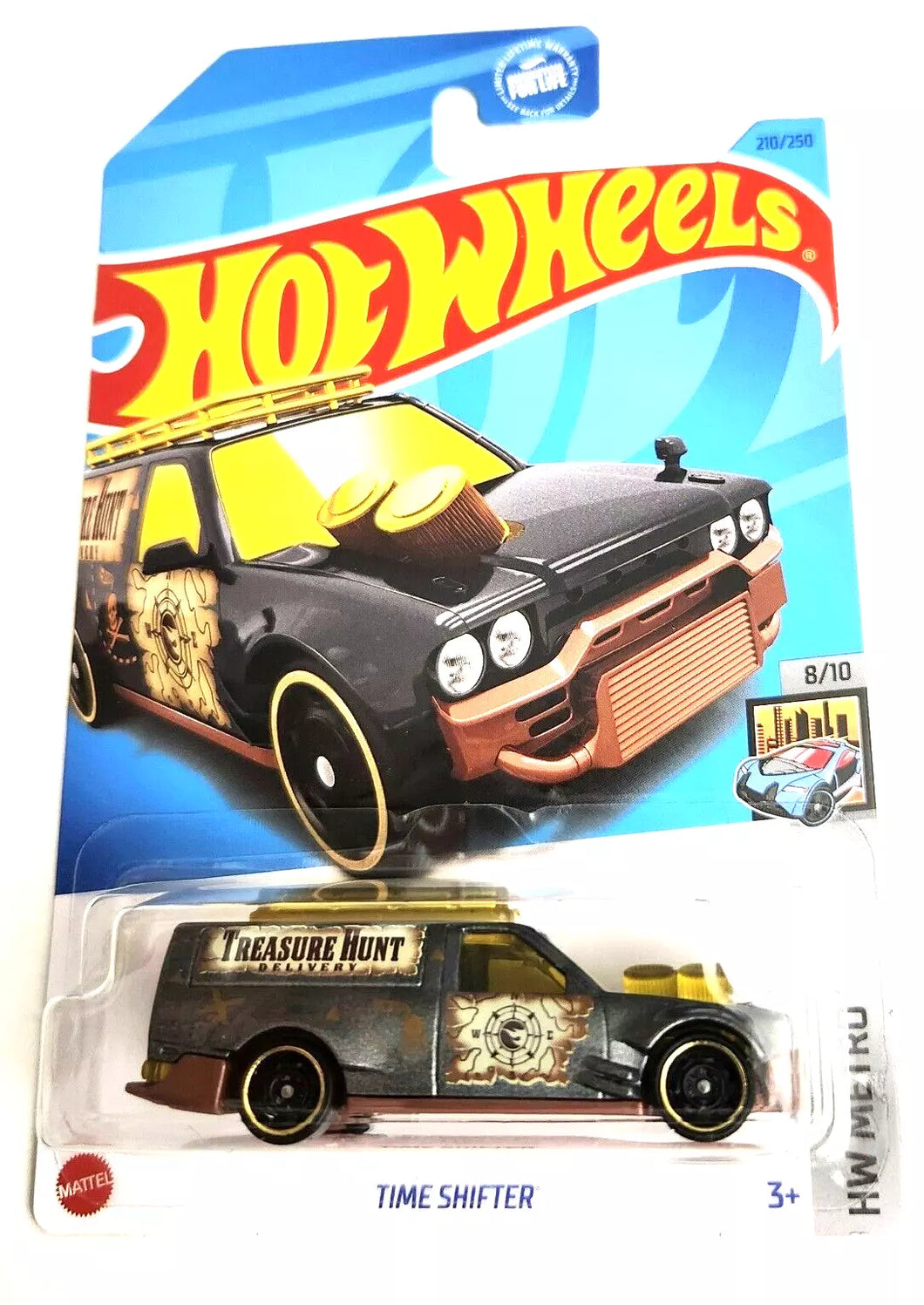 Hot Wheels Time Shifter Gray #210 - 2023 HW Metro M case Treasure Hunt