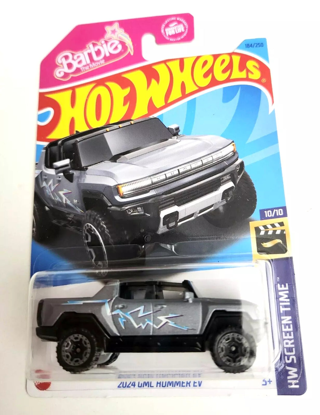 Hot Wheels 2024 GMC Hummer EV - Barbie Gray #184 - 2023 HW Screen Time