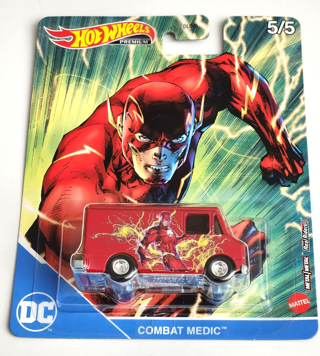 Hot Wheels Combat Medic Red #5 - 2021 Pop Culture: DC Comics - The Flash