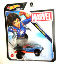 Load image into Gallery viewer, Hot Wheels America Chavez Blue  - 2023 Marvel Character Cars
