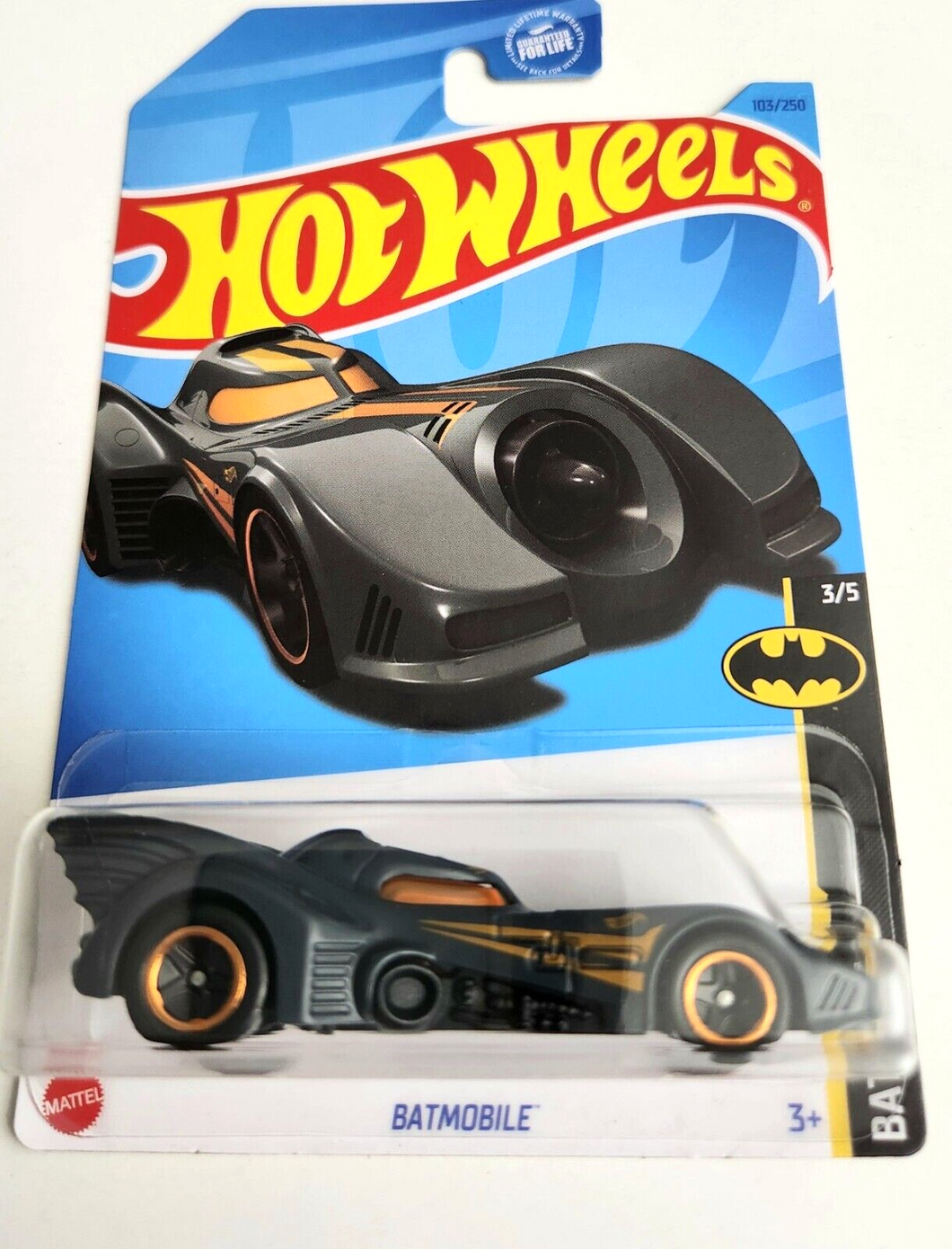 Hot Wheels Batmobile Gray #103 - 2023 Batman