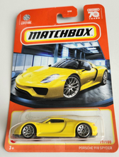 Load image into Gallery viewer, Matchbox Porsche 918 spyder Yellow #77 - 2023 Basic
