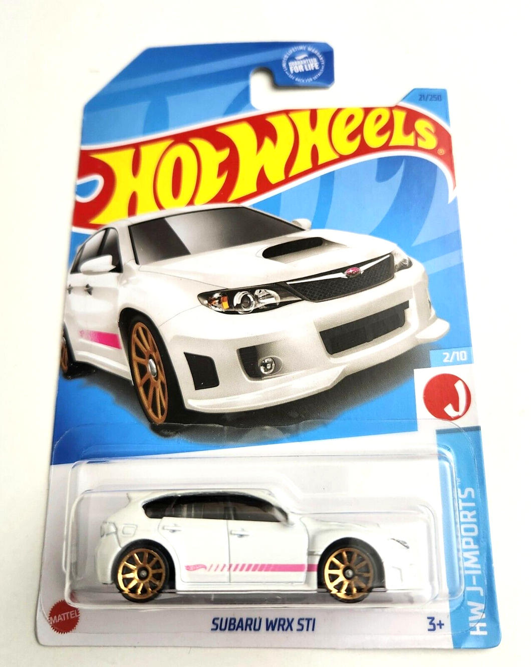 Hot Wheels Subaru WRX STi White #21 - 2023 HW J-Imports