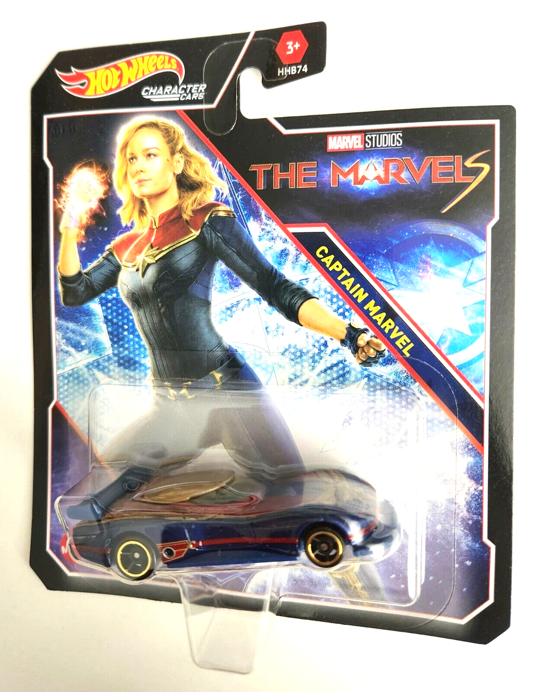 Hot Wheels Captain Marvel Marvel Studios - The Marvels Blue  - 2023 Marvel Chara