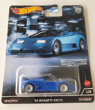 Load image into Gallery viewer, Hot wheels &#39;94 Bugatti EB110 Blue #4 4/5 2022 Car Culture: Exotic Envy 4/5
