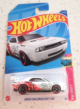 Load image into Gallery viewer, Hot wheels Dodge Challenger Drift Car White #207 207/250 2022 HW Drift 3/5
