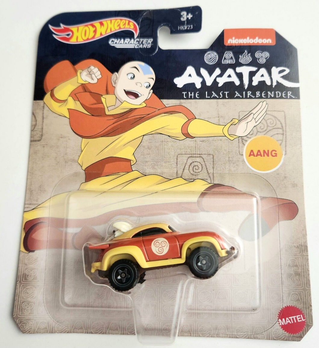 Hot Wheels Avatar - The last Air Bender - AANG Orange  - 2023 Character Cars