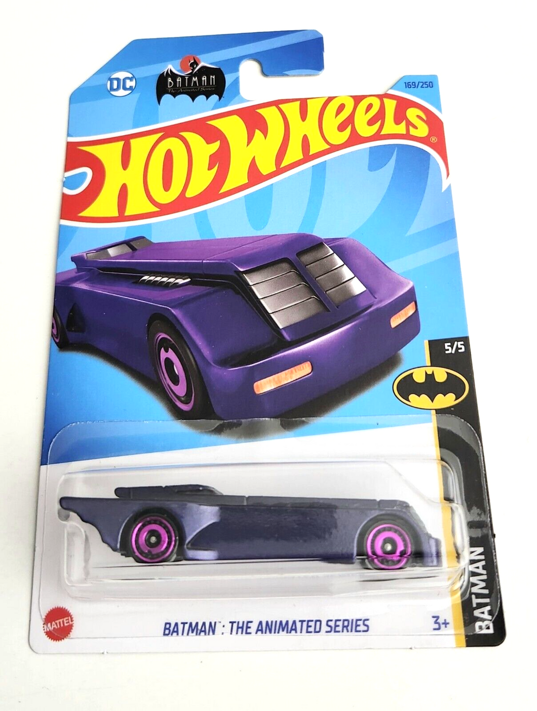 Hot Wheels Batman : The Animated Series Purple #169 - 2023 Batman