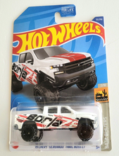 Load image into Gallery viewer, Hot Wheels &#39;19 Chevy Silverado Trail Boss LT White #53 - 2022 Baja Blazers
