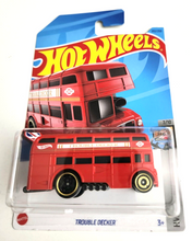 Load image into Gallery viewer, Hot Wheels Trouble Decker Red #202 - 2023 HW Metro
