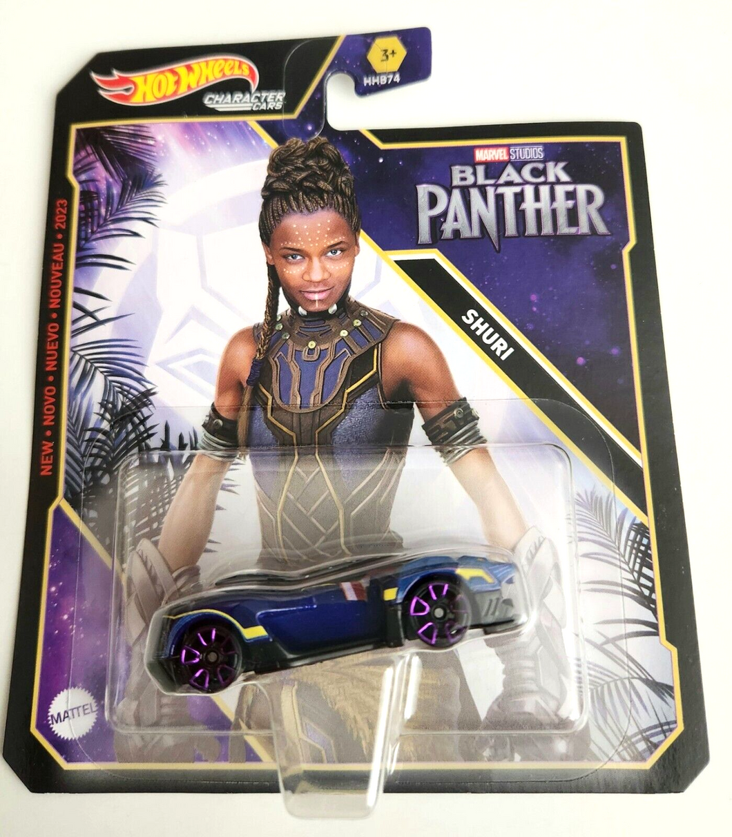 Hot Wheels Shuri Black Panther Purple  - 2023 Marvel Character Cars