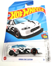 Load image into Gallery viewer, Hot Wheels Honda Civic Custom White #172 - 2023 HW Drag Strip
