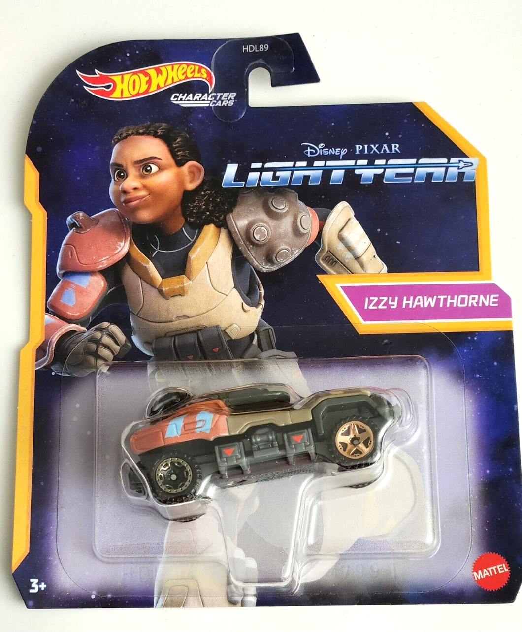 Hot Wheels Izzy Hawthorne Gray  - 2022 Lightyear Character Cars