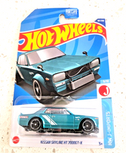 Load image into Gallery viewer, Hot wheels Nissan Skyline HT 2000GT-X Green #187 187/250 2022 HW J-Imports 9/10
