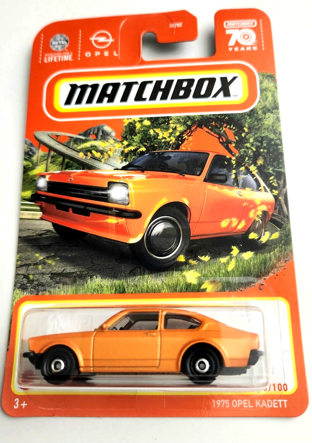 Matchbox 1975 Opel Kadett Orange #73 - 2023 Basic