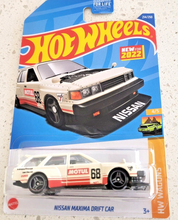 Load image into Gallery viewer, Hot wheels Nissan Maxima Drift Car Ivory #214 214/250 2022 HW Wagons 4/5
