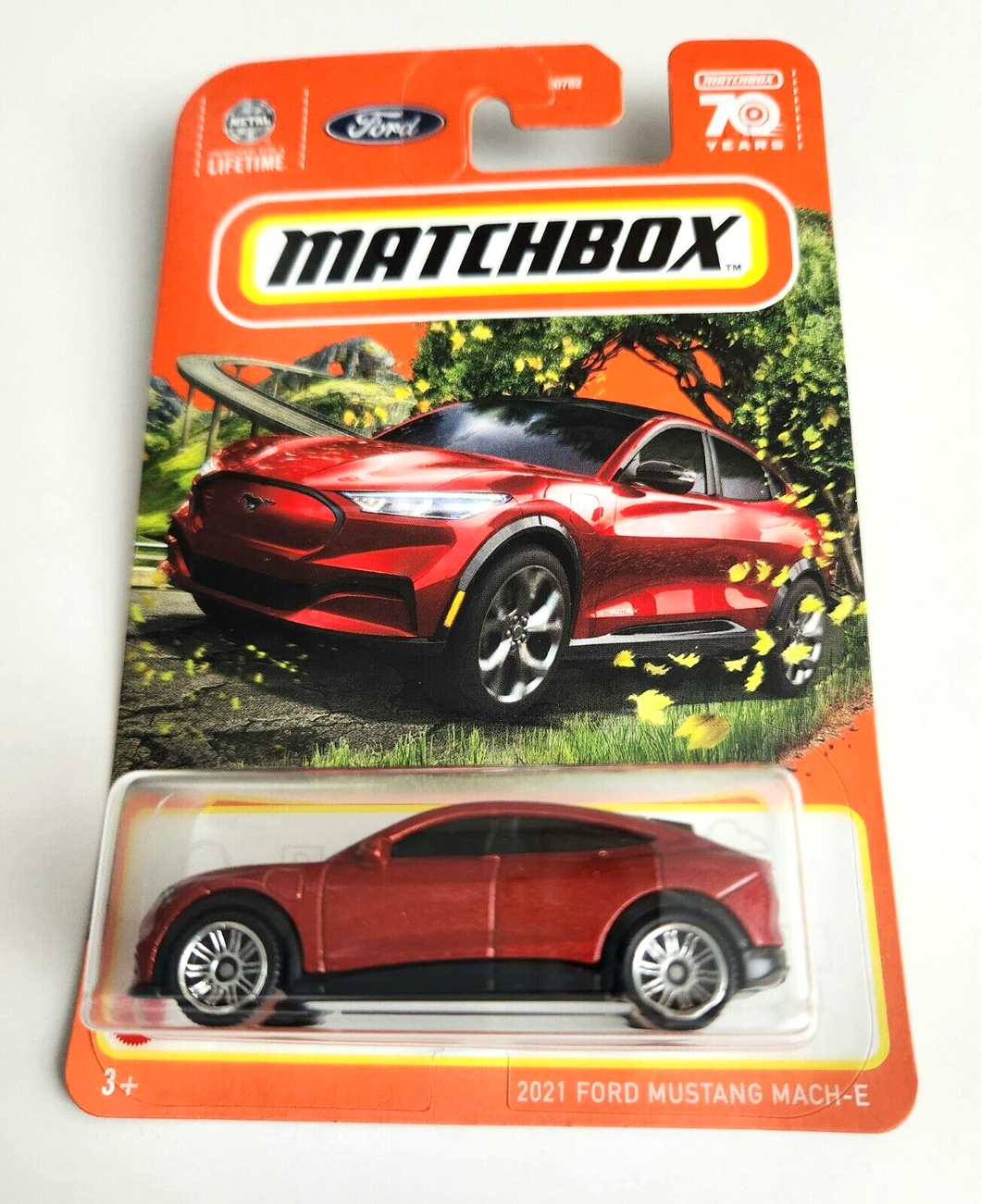 Matchbox 2021 Ford Mustang Mach-E Red - 2023 Basic