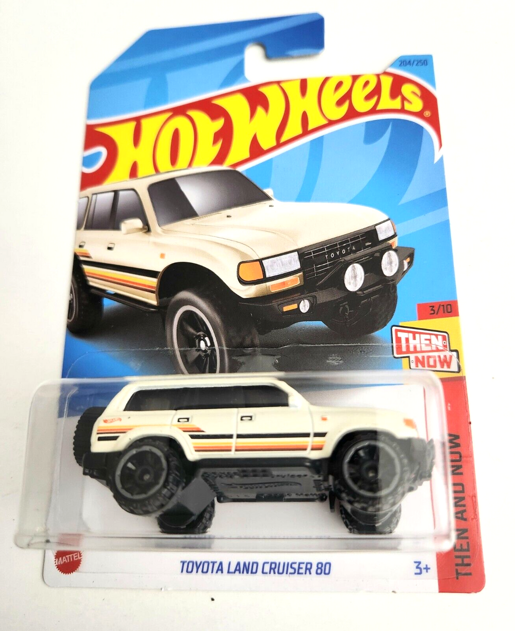 Hot Wheels Toyota Land Cruiser 80 Ivory #204 - 2023 Then And Now