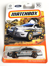 Load image into Gallery viewer, Matchbox Ford Police Interceptor Gray #23 - 2023 Basic
