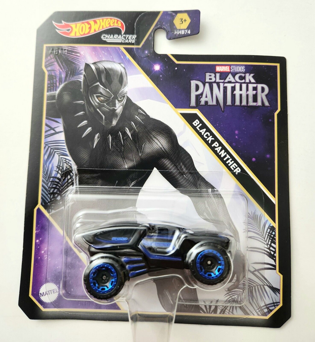 Hot Wheels Black Panther Black Panther Black  - 2023 Marvel Character Cars