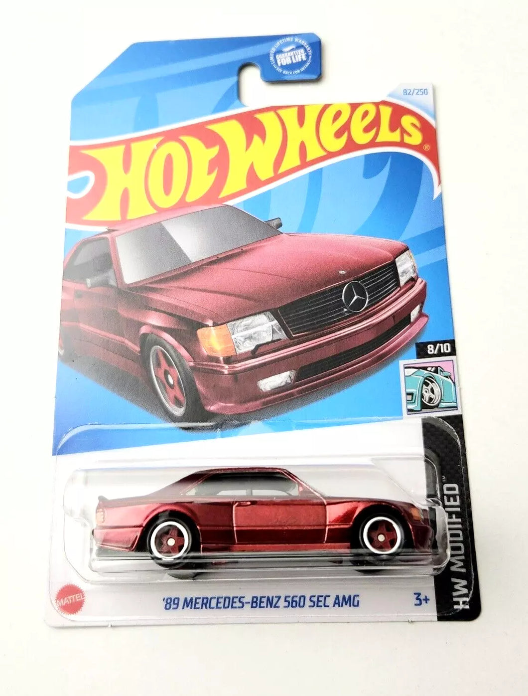 Hot Wheels '89 Mercedes-Benz 560 SEC AMG #82 - 2024 HW Modified Super Treasure