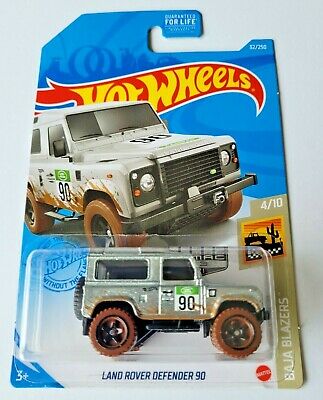 Hot Wheels Land Rover Defender 90 ZAMAC #32 32/250 2021 Baja Blazers 4/10