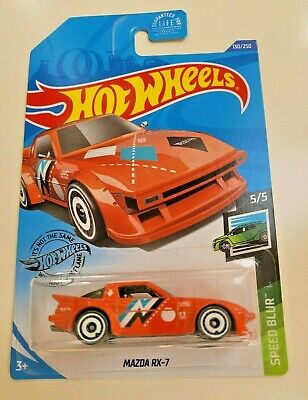 Hot Wheels Mazda RX-7 Orange #130 130/250 2020 Speed Blur 5/5