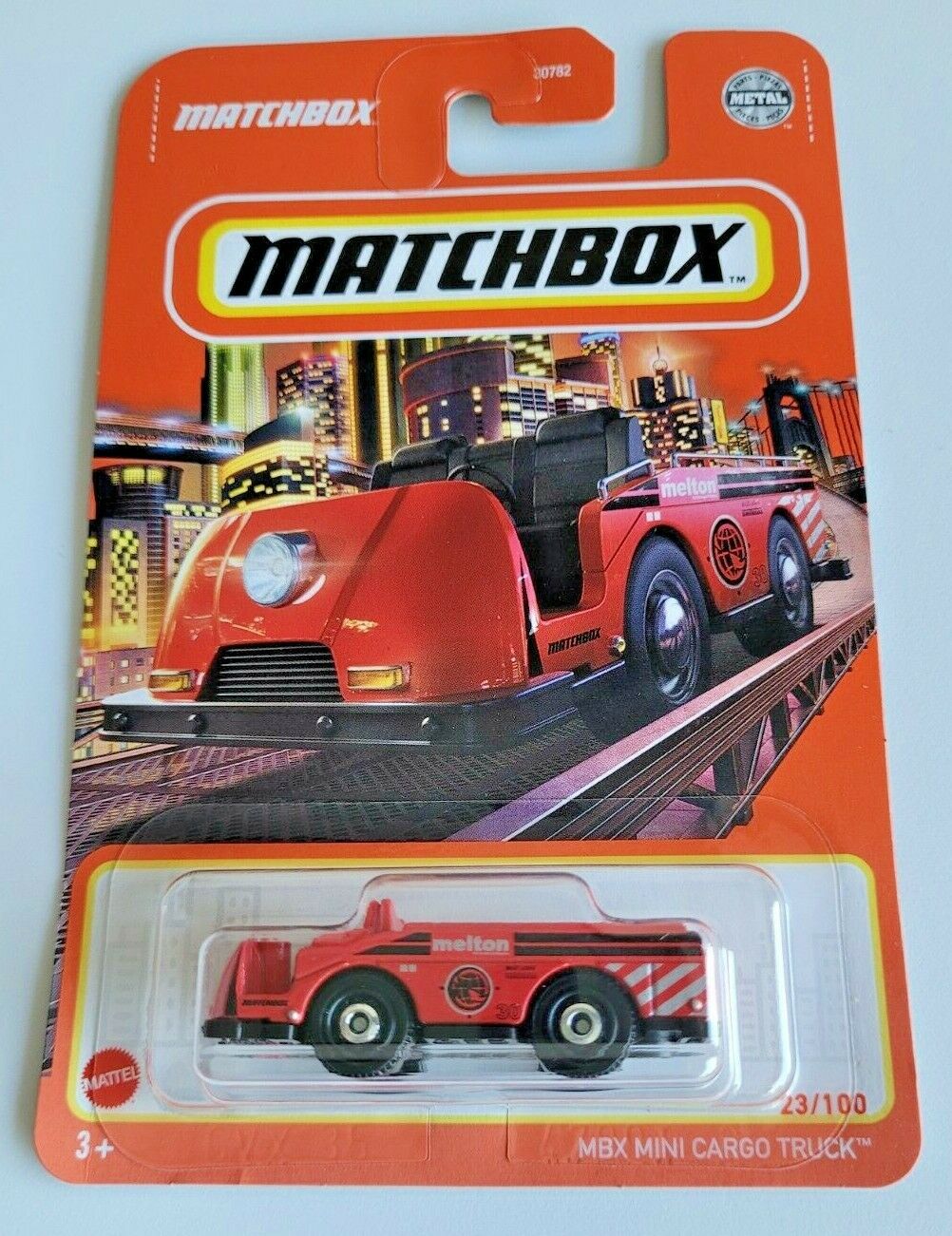 Matchbox MBX Mini Cargo Truck - Red #23 23/100 2021 Basic Car